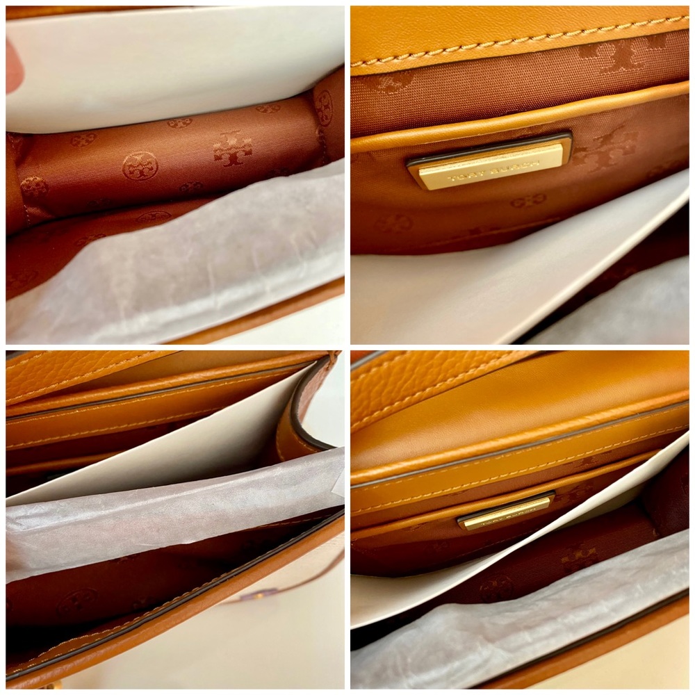 SOLD🌼NEW🌺🌼Tory Burch Britten floral canvas small saddle bag/crossbody - Picture 3 of 16